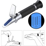 AUTOUTLET Zoutgehalte refractometer aquarium met ATC dubbele schaal 0-100 PPT en zwaartekracht specificatie 1.000-1.070 voor zeewater vissen zwembad precisiegereedschap