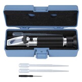 AUTOUTLET Zoutgehalte refractometer aquarium met ATC dubbele schaal 0-100 PPT en zwaartekracht specificatie 1.000-1.070 voor zeewater vissen zwembad precisiegereedschap
