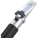AUTOUTLET Zoutgehalte refractometer aquarium met ATC dubbele schaal 0-100 PPT en zwaartekracht specificatie 1.000-1.070 voor zeewater vissen zwembad precisiegereedschap