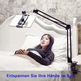 SAMHOUSING Tablet en Telefoonstandaard voor Bed - 360 Graden Draaibaar - Geschikt voor 4,5 tot 12,9 inch