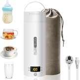 Kleine elektrische reiswaterkoker, 500 ml/300 W, draagbare waterbeker, mini-waterbeker, roestvrij staal 316, automatische verwarming, uitschakelen, met omkeerbaar deksel voor thee (groen)