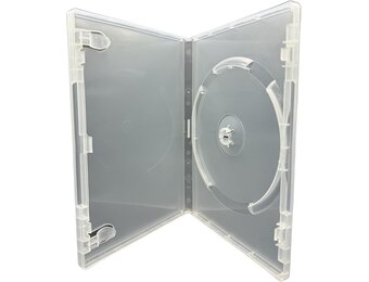 50 x Transparante DVD CD Blu-ray Hoesjes - 14mm rug - Set van 50 stuks