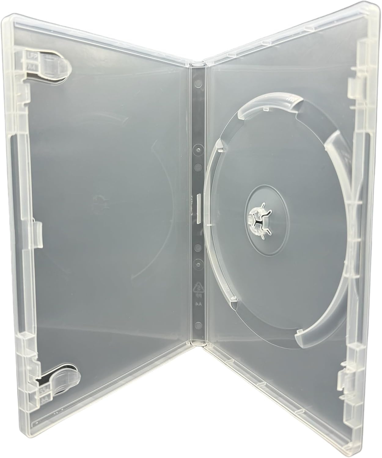 50 x Transparante DVD CD Blu-ray Hoesjes - 14mm rug - Set van 50 stuks