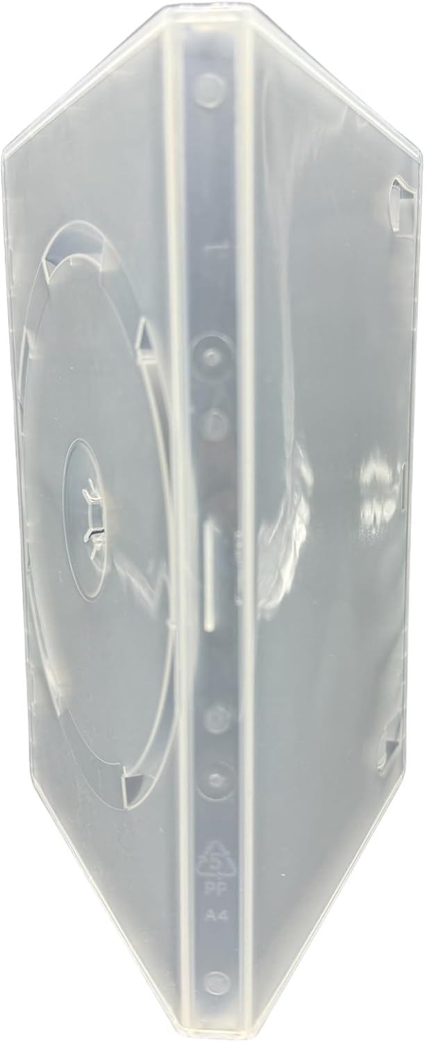50 x Transparante DVD CD Blu-ray Hoesjes - 14mm rug - Set van 50 stuks