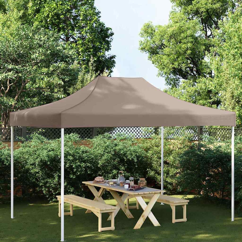 vidaXL Partytentdak 270 g/m² 4x3 m taupe