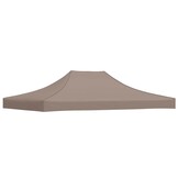 vidaXL Partytentdak 270 g/m² 4x3 m taupe