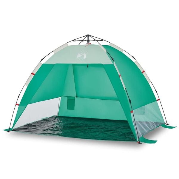 VidaXL Strandtent 2-persoons Waterdicht Zeegroen - 32% Korting