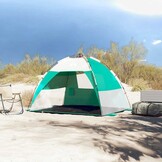VidaXL Strandtent 2-persoons Waterdicht Zeegroen - 32% Korting
