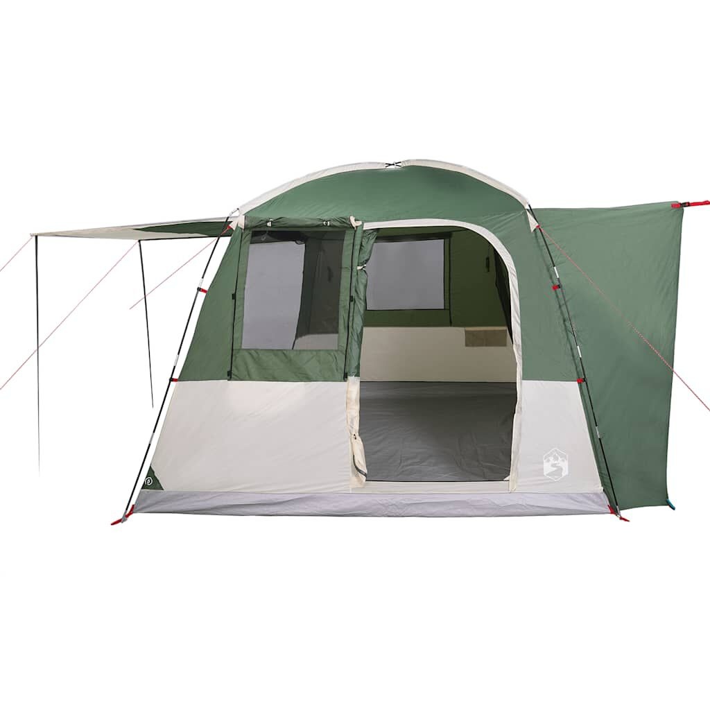 vidaXL Autotent 4-persoons Waterdicht Groen - 35% Korting