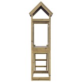 Houten Speeltoren met Ladder 110,5x52,5x215 cm - 35% Korting