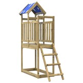 Houten Speeltoren met Ladder 110,5x52,5x215 cm - 35% Korting