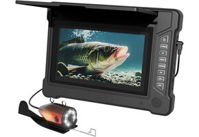 Onderwater Visserscamera 7" HD Scherm, 30m Kabel, 12 LED/IR Lampen - 34% Korting