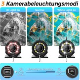 Onderwater Visserscamera 7" HD Scherm, 30m Kabel, 12 LED/IR Lampen - 34% Korting