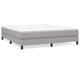 Lichtgrijs Bedframe van Stof 160x200 cm (54% Korting)