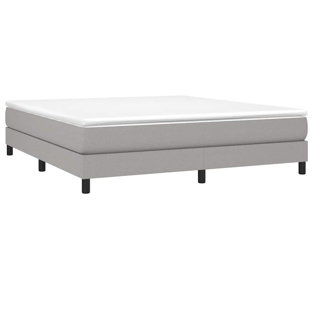 Lichtgrijs Bedframe van Stof 160x200 cm (54% Korting)