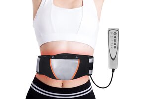 Afslankband met Verwarming & Vibratie - Zwart - 28% Korting