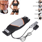 Afslankband met Verwarming & Vibratie - Zwart - 28% Korting
