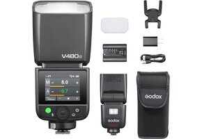 Cameraflitser GODOX V480-S voor Sony, GN50, TTL, HSS, 1/8000s, 35% Korting