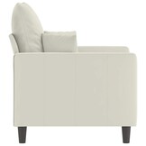VidaXL Fauteuil Crèmekleurig Fluweel - 60 cm Zitting - 35% Korting