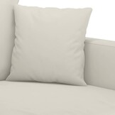 VidaXL Fauteuil Crèmekleurig Fluweel - 60 cm Zitting - 35% Korting