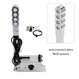 USB Handrem Sim Racing PC - 64-Bit Hall Sensor - Aluminium/Staal - Zilver - 34% Korting