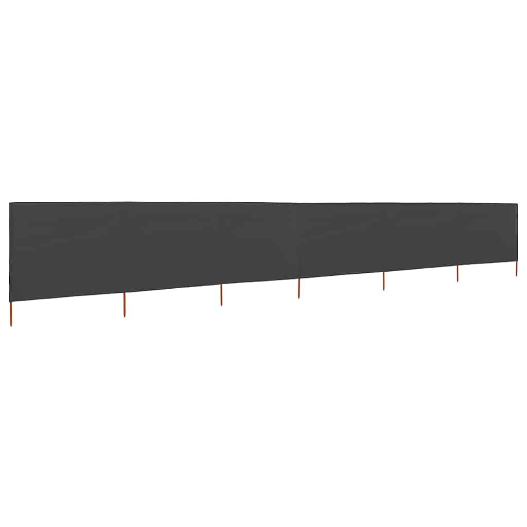 vidaXL Windscherm 6-paneel 800x160cm Stof Antraciet - 59% Korting