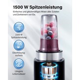 Krachtige Blender Staafmixer 1500W - 34% Korting | 2x 900ml Flessen
