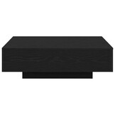 Salontafel Zwart Eiken 100x100x31 cm - 35% Korting