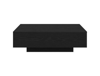 Salontafel Zwart Eiken 100x100x31 cm - 35% Korting