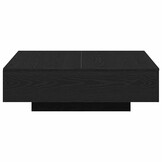Salontafel Zwart Eiken 100x100x31 cm - 35% Korting