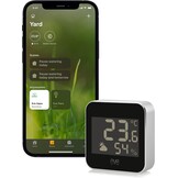 Slim Weerstation met Display - Temperatuur, Luchtvochtigheid, Luchtdruk - Grijs - 34% Korting