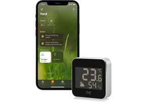 Slim Weerstation met Display - Temperatuur, Luchtvochtigheid, Luchtdruk - Grijs - 34% Korting