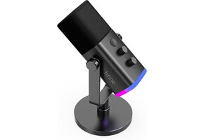 Dynamische XLR/USB Microfoon met RGB - Gaming/Streaming/Podcast (34% Korting)