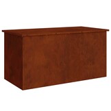 vidaXL Buitenopbergdoos Bruin Cortenstaal 100x50.5x50 cm - 54% Korting