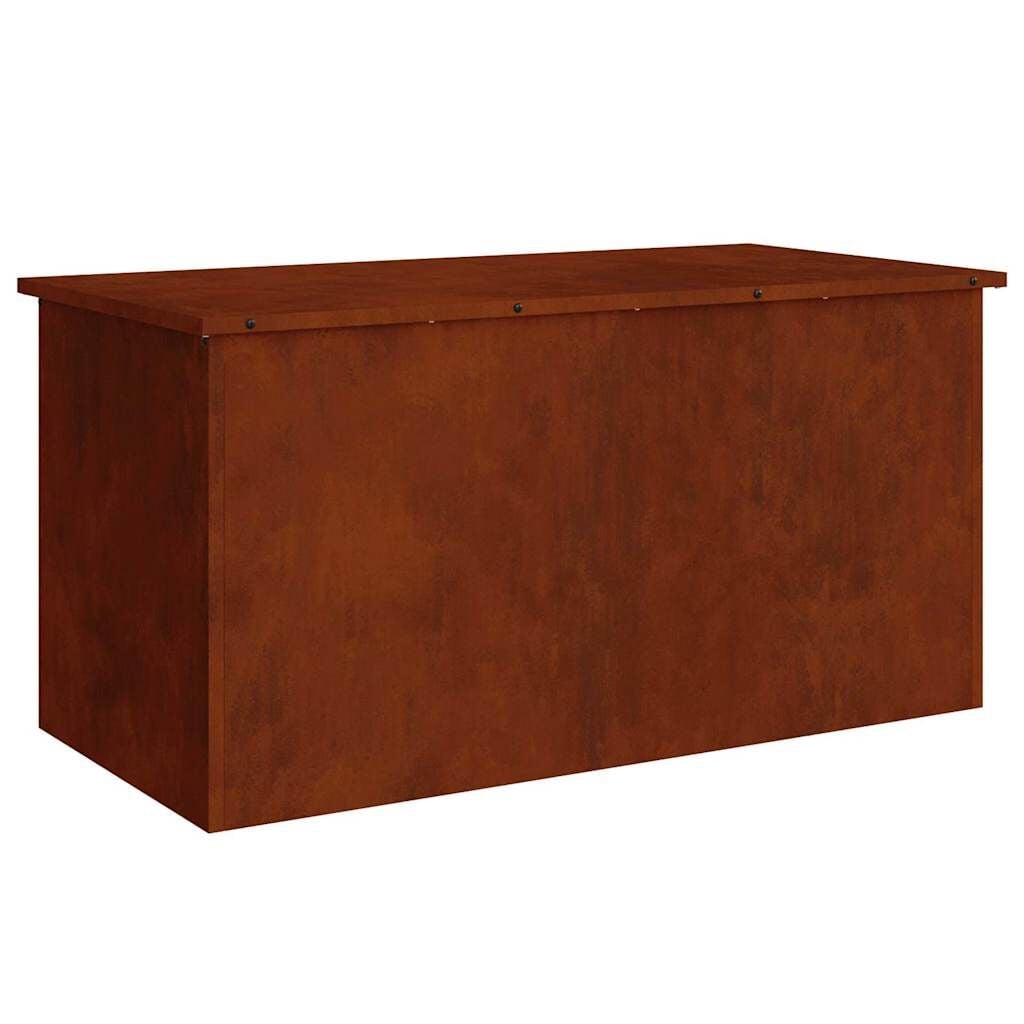 vidaXL Buitenopbergdoos Bruin Cortenstaal 100x50.5x50 cm - 54% Korting