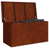 vidaXL Buitenopbergdoos Bruin Cortenstaal 100x50.5x50 cm - 54% Korting