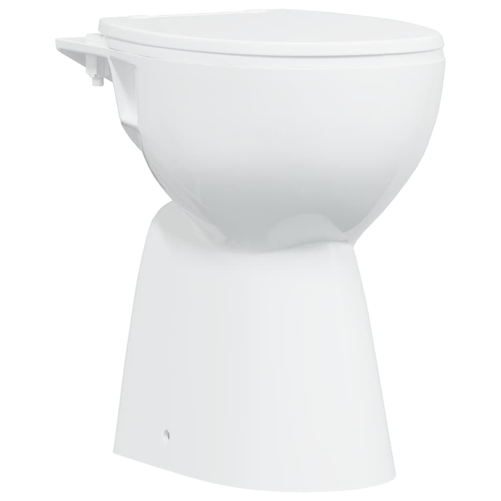 Verhoogd Toilet 7 cm Wit Keramiek - Soft-Close & Randloos