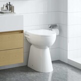 Verhoogd Toilet 7 cm Wit Keramiek - Soft-Close & Randloos