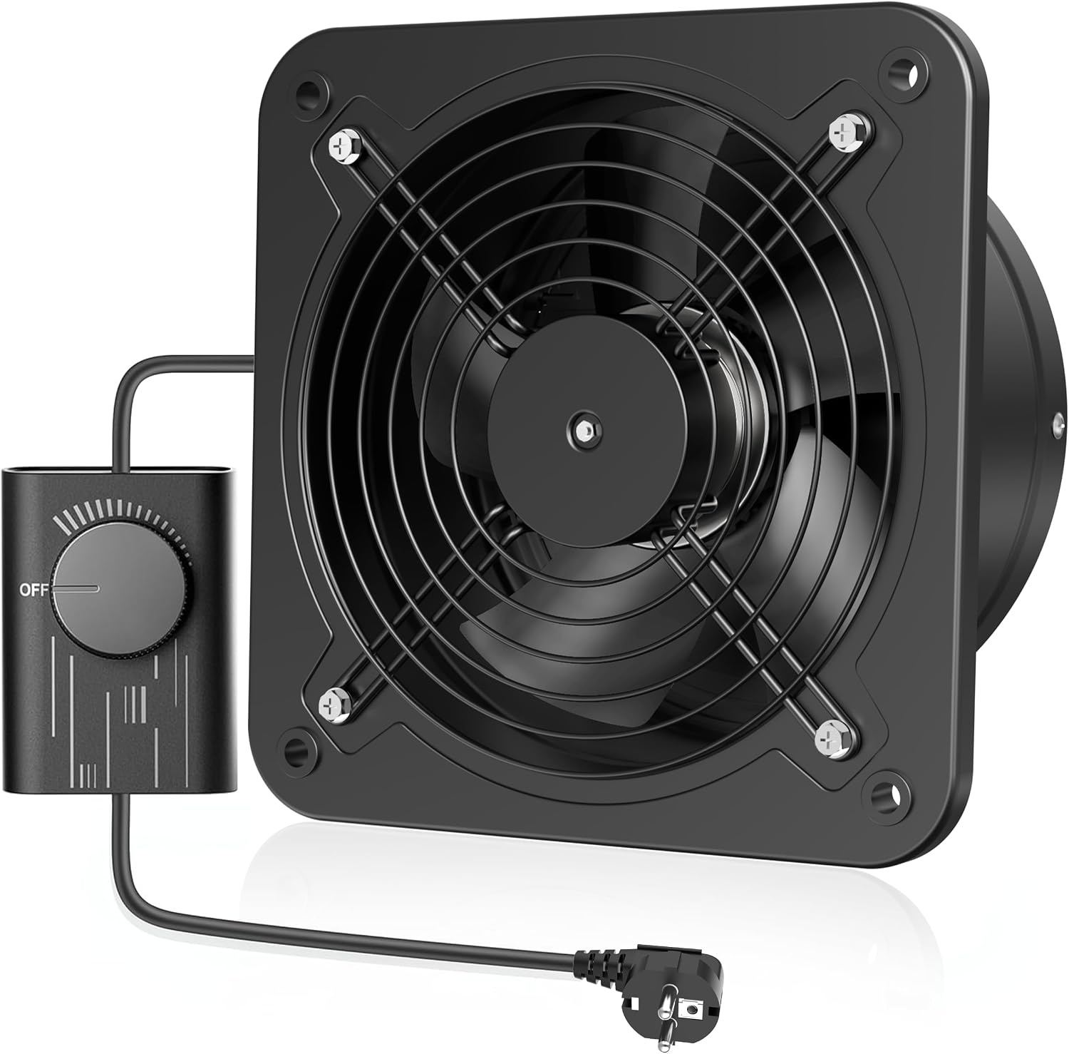 Afvoerventilator 200mm met Snelheidsregelaar - 34% Korting