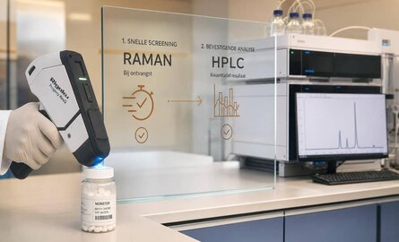 HPLC versus Raman bij medicijncontrole