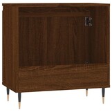 vidaXL Badkamerkast 58x33x60 cm bewerkt hout bruin eikenkleur