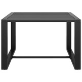 vidaXL 3-delige Loungeset met kussens aluminium antracietkleurig
