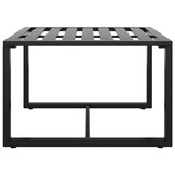 vidaXL 3-delige Loungeset met kussens aluminium antracietkleurig
