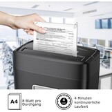 Bonsaii C261-C Papierversnipperaar P-4 Cross-Cut 16 Liter Zwart