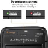 Bonsaii C261-C Papierversnipperaar P-4 Cross-Cut 16 Liter Zwart