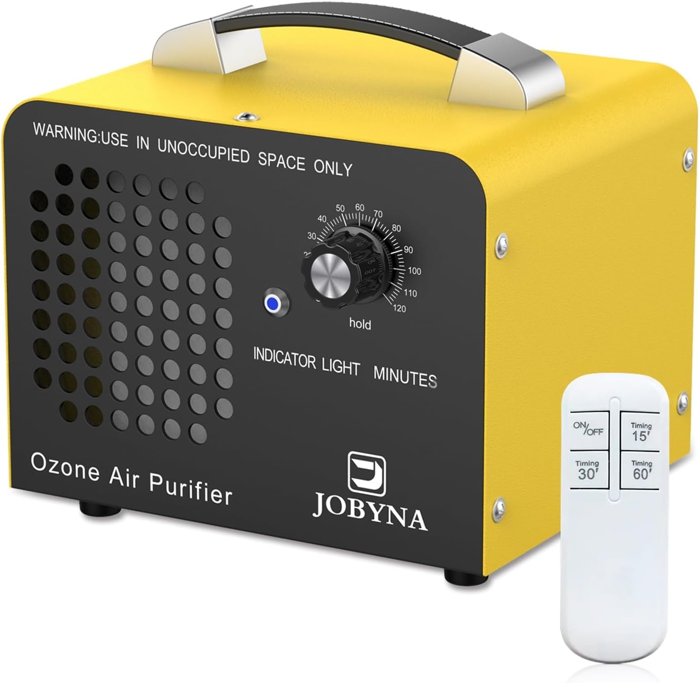 JOBYNA Ozon Generator 10.000mg/u met Afstandsbediening - Luchtreiniger voor Geuren en Schimmels