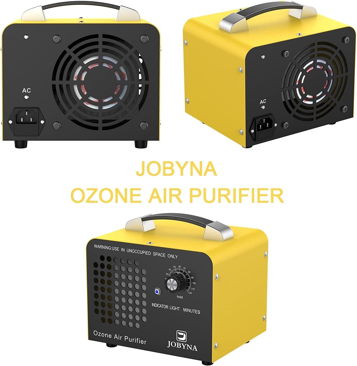 JOBYNA Ozon Generator 10.000mg/u met Afstandsbediening - Luchtreiniger voor Geuren en Schimmels