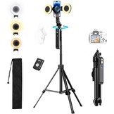 yAyusi Auto Face Tracking Statief 360° Rotatie met Licht