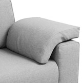 vidaXL Loveseat Wolkengrijs 160 cm Stof