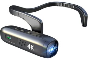 Hoofdcamera 4K Vlog Camera met EIS 2.0 Beeldstabilisatie & 120° Groothoeklens - 34% Korting